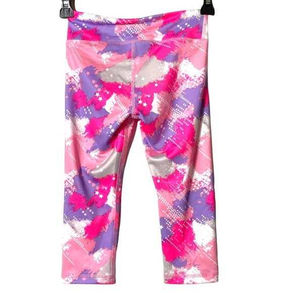 Skechers Sports Yoga Pants Pink Abstract Size 8 - Picture 7 of 7